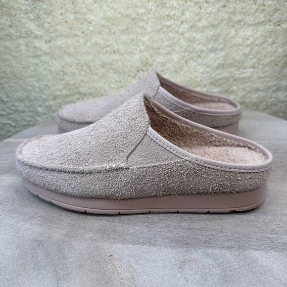 Sperry Top-Sider Moc-Sider Womens Rose Suede Mules Size 8.5 Lined Slippers New - Picture 5 of 13